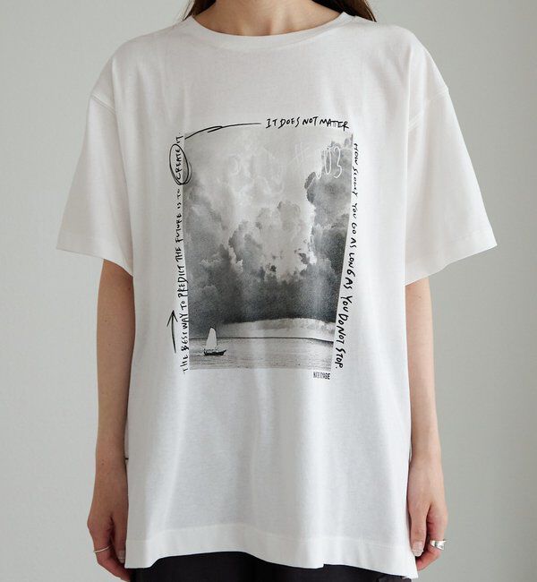  「【接触冷感+UVカット】フォトプリントTシャツ」|Tシャツ・カットソー|