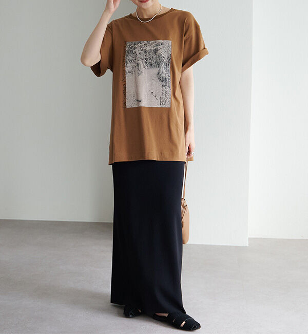  「【接触冷感+UVカット】フォトプリントTシャツ」|Tシャツ・カットソー|