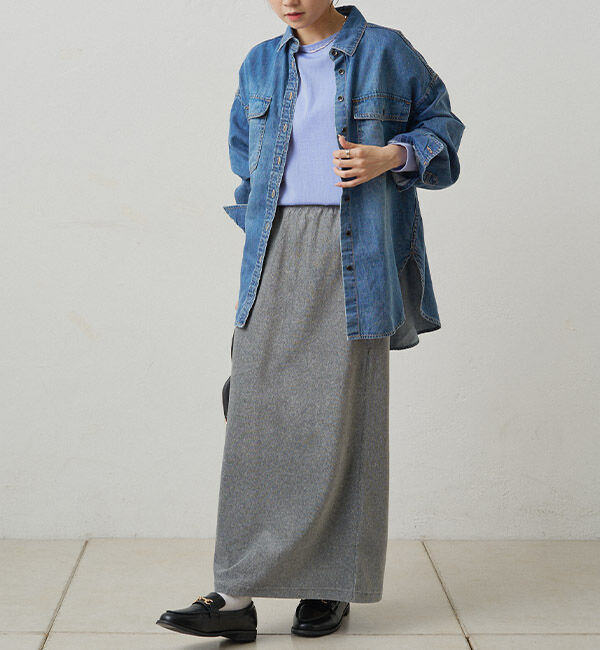  「【サイズ展開/＠yns628＆＠e_r_i_125企画】ストレッチコールスカート」|スカート|