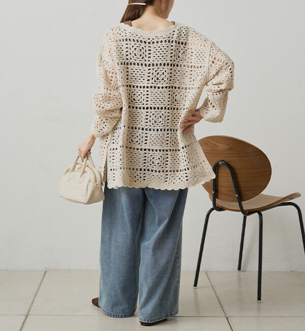  「ヴィンテージライクデニムイージーパンツ」|その他|