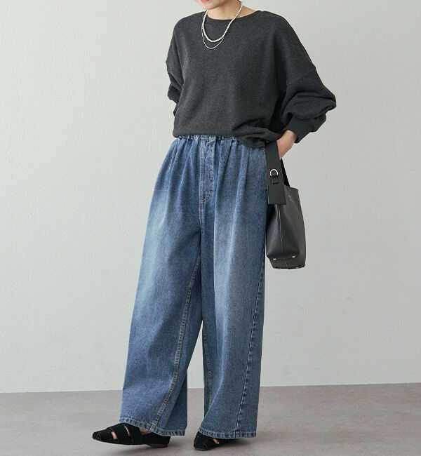  「ヴィンテージライクデニムイージーパンツ」|その他|