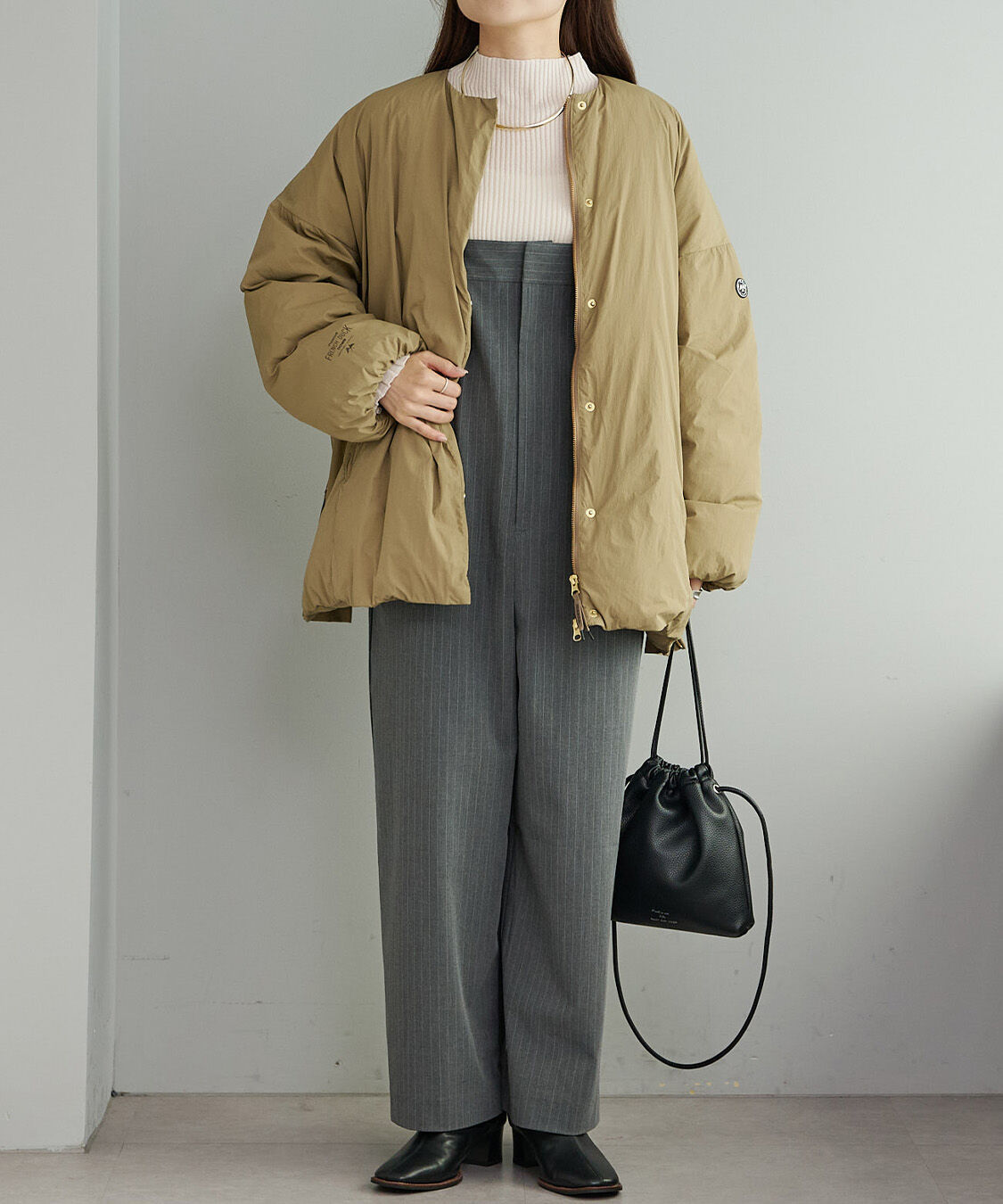  「【リバイバル/WEB限定】フレンチダックダウンサイドジップジャケット」|テーラードジャケット|