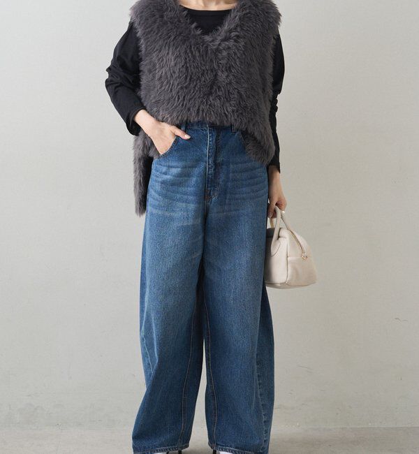  「シャギーニットベスト」|ニット・セーター|