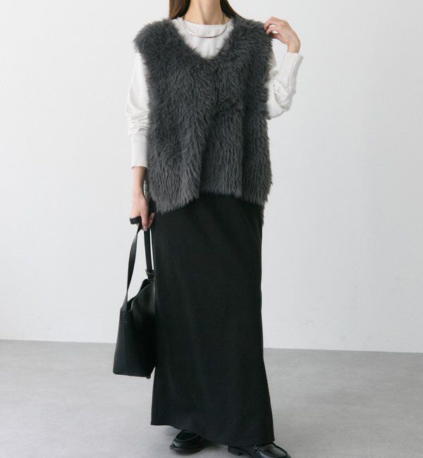  「シャギーニットベスト」|ニット・セーター|