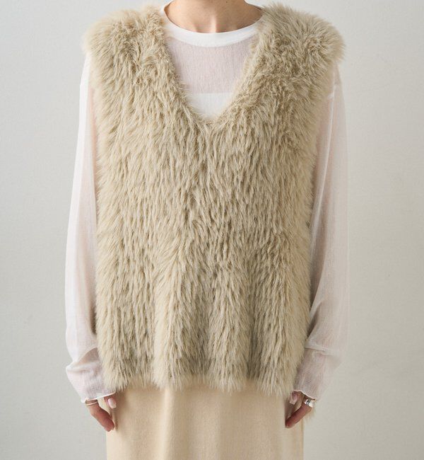  「シャギーニットベスト」|ニット・セーター|