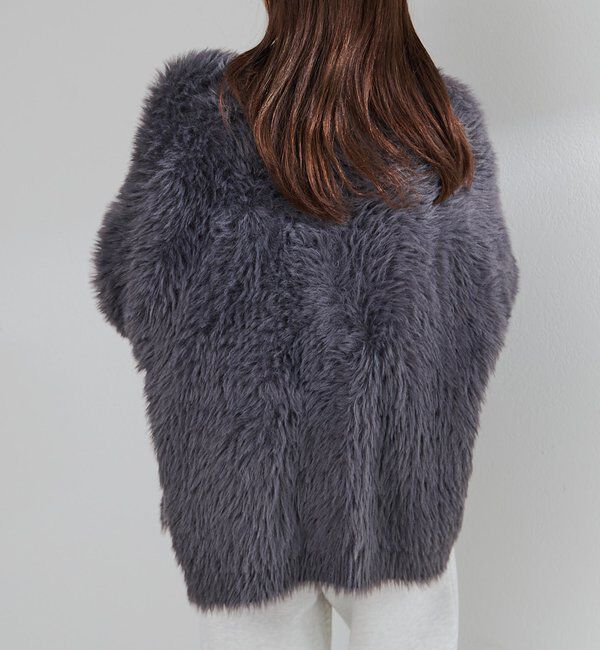  「シャギーニットVネックカーディガン」|カーディガン|