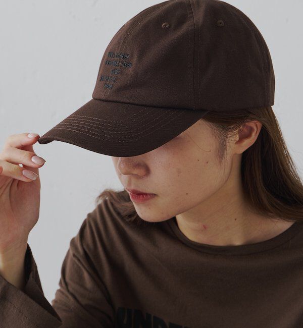  「【F&B】ロゴ刺繍キャップ」|キャップ・キャスケット|