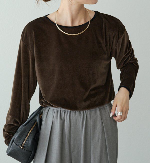  「ベロアリンガーカットソー」|Tシャツ・カットソー|