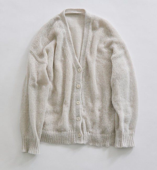  「3Gドロップ天竺ニットVネックカーディガン」|カーディガン|