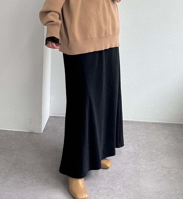 「【インフルエンサーセレクト】ソフトツイルバイヤススカート」|スカート|