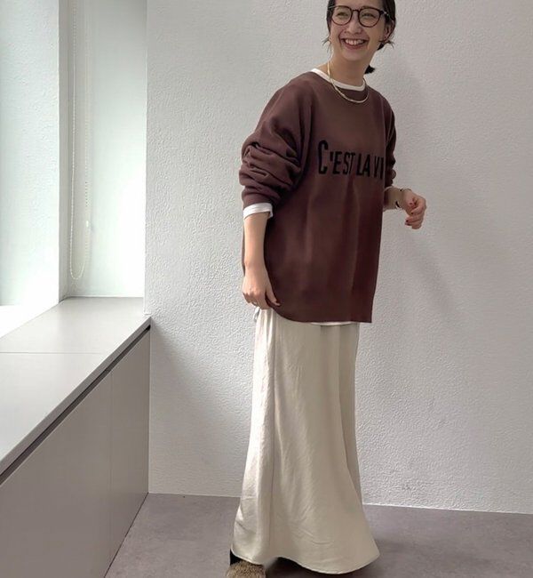  「【インフルエンサーセレクト】ソフトツイルバイヤススカート」|スカート|