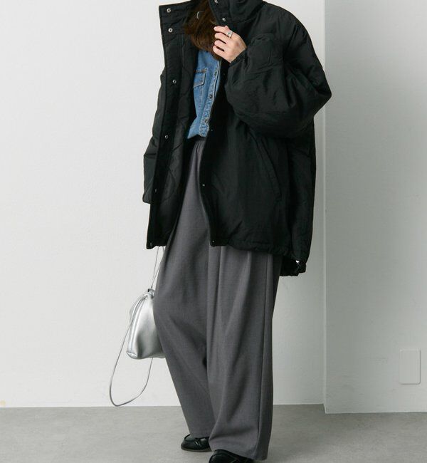  「ウール混ウエストゴムツータックパンツ」|その他|