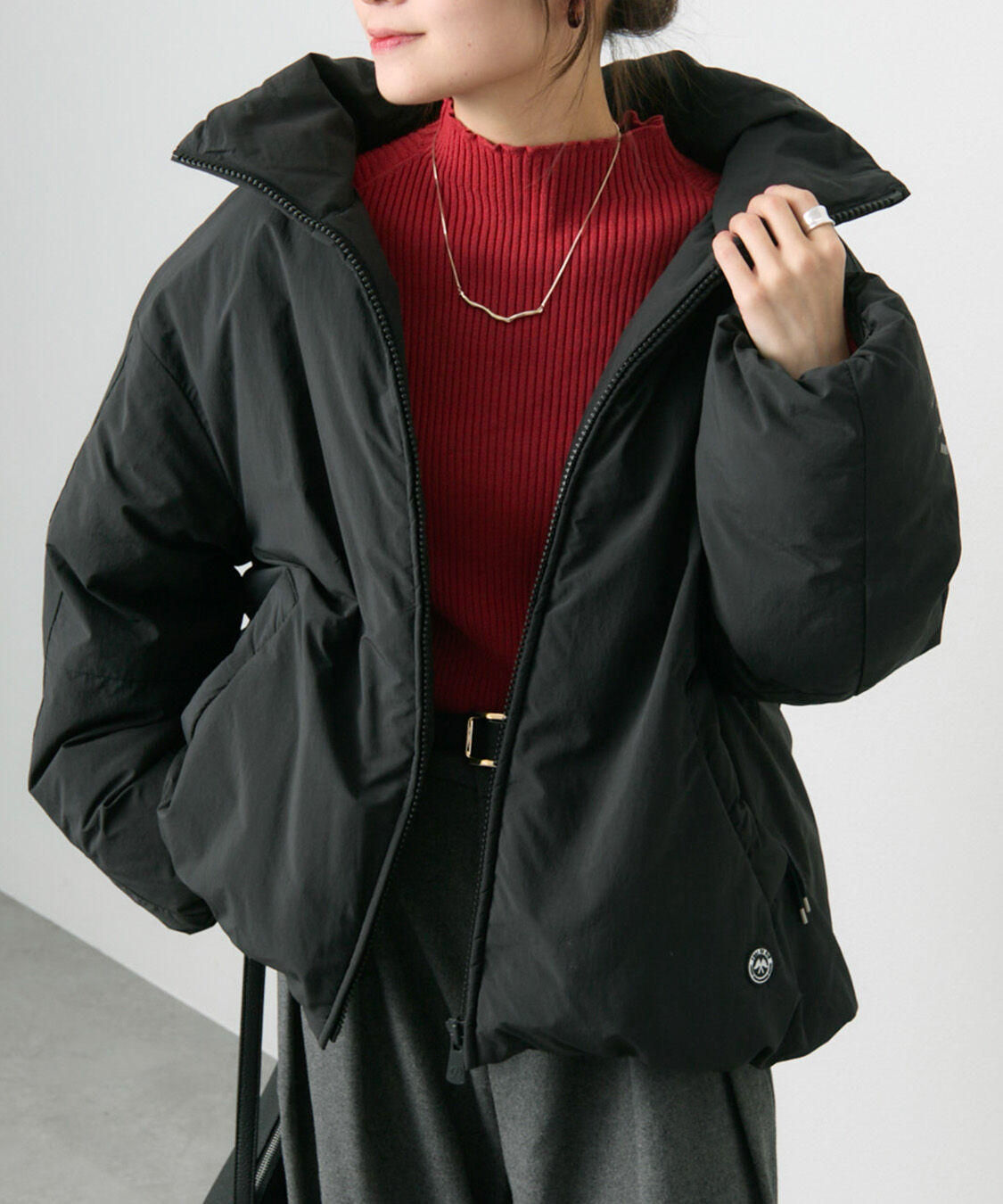  「フレンチダックダウンジップアップジャケット」|テーラードジャケット|