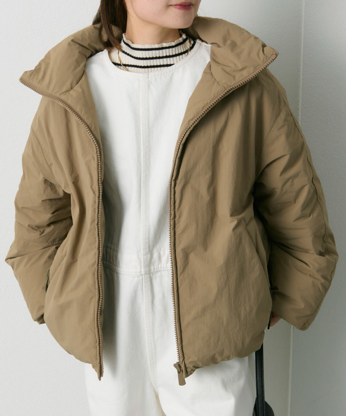  「フレンチダックダウンジップアップジャケット」|テーラードジャケット|