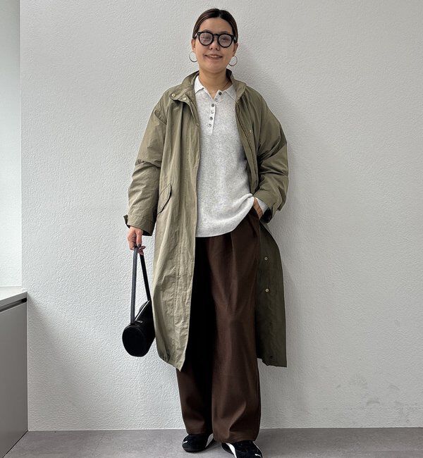  「【2サイズ/インフルエンサー企画】ツータック起毛スラックスパンツ」|その他|