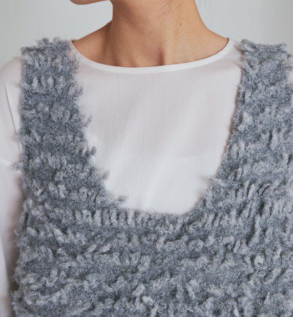  「ループフリンジニットビスチェ」|ニット・セーター|