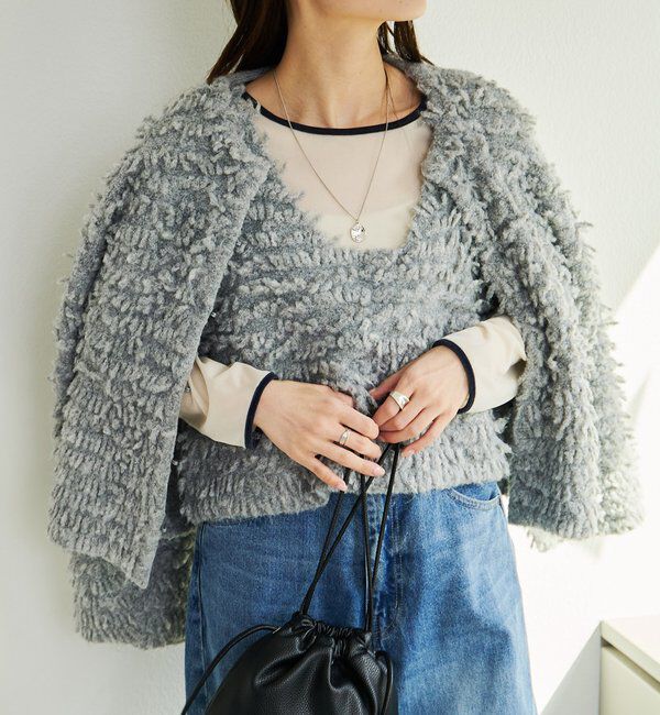  「ループフリンジニットビスチェ」|ニット・セーター|
