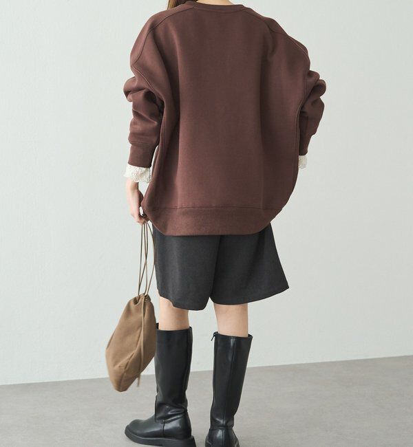  「ロゴプリント裏起毛スウェットプルオーバー」|プルオーバー|