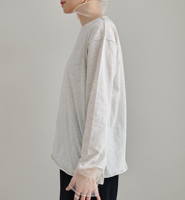  「【リバイバル】チュールドッキングレイヤードカットソー」|プルオーバー|