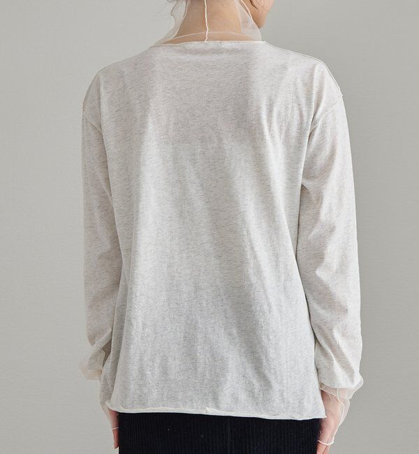  「【リバイバル】チュールドッキングレイヤードカットソー」|プルオーバー|