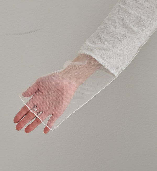  「【リバイバル】チュールドッキングレイヤードカットソー」|プルオーバー|