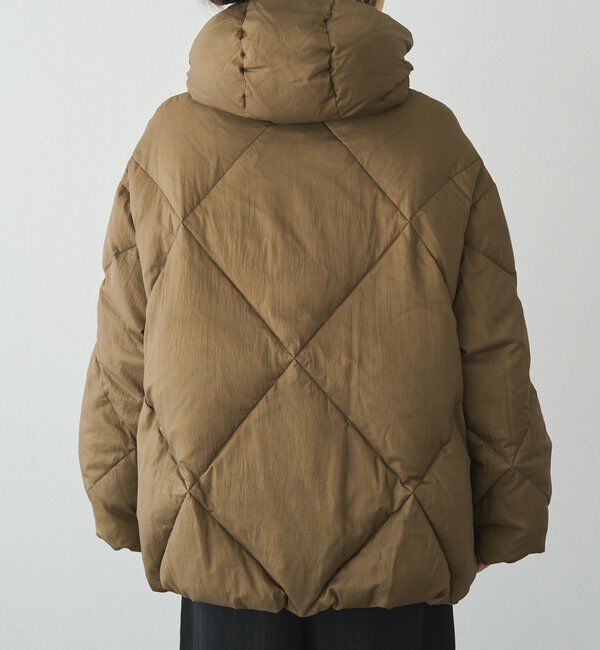  「リサイクルダウンジップアップフードジャケット」|テーラードジャケット|