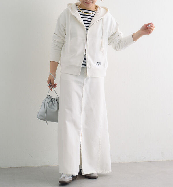  「ダブルジップ裏毛スウェットパーカー」|パーカー|