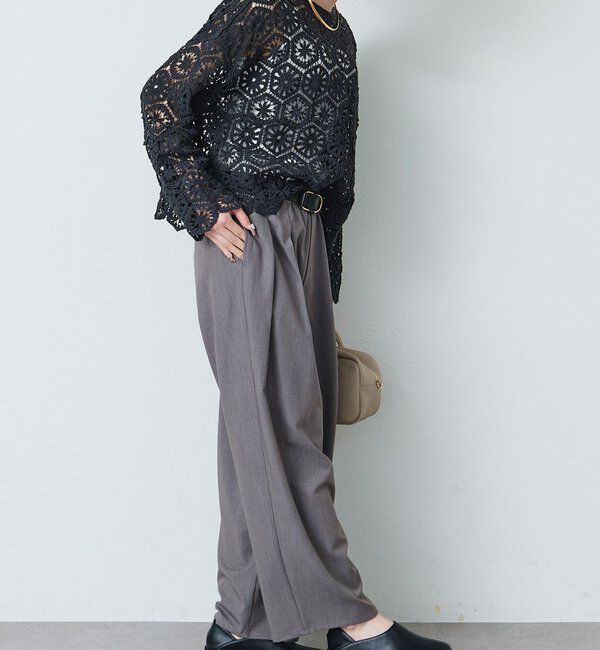  「【リバイバル】カギ針編み風2WAYカーディガン」|カーディガン|