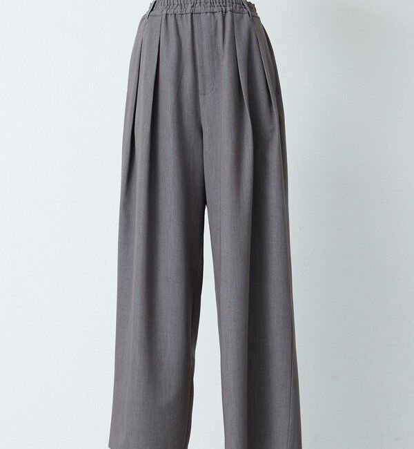  「【リニューアル】ツータックウエストゴムストレッチパンツ」|その他|