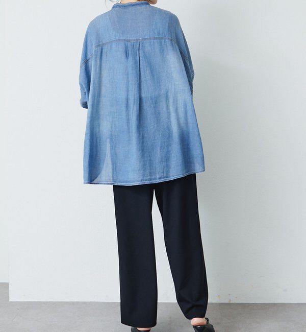  「【リニューアル】ツータックウエストゴムストレッチパンツ」|その他|