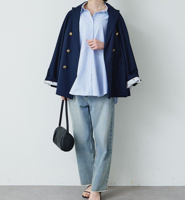  「ストライプオックスシャツ」|シャツ・ブラウス|