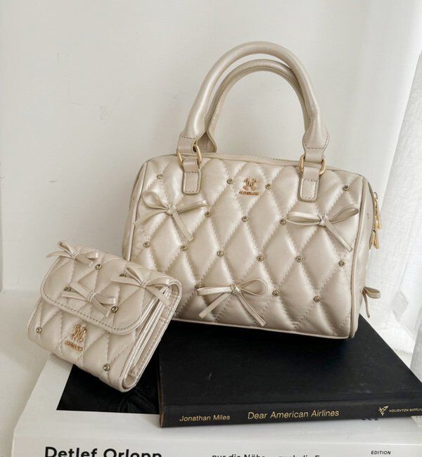  「【リバイバル】リボンビジューボストンバッグ」|ショルダー・メッセンジャー|