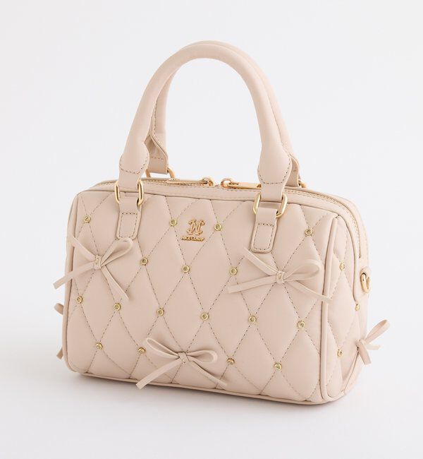  「【リバイバル】リボンビジューボストンバッグ」|ショルダー・メッセンジャー|