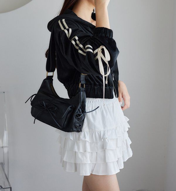  「【ペットボトルが入る！】ミラー付きドロストバック」|ショルダー・メッセンジャー|