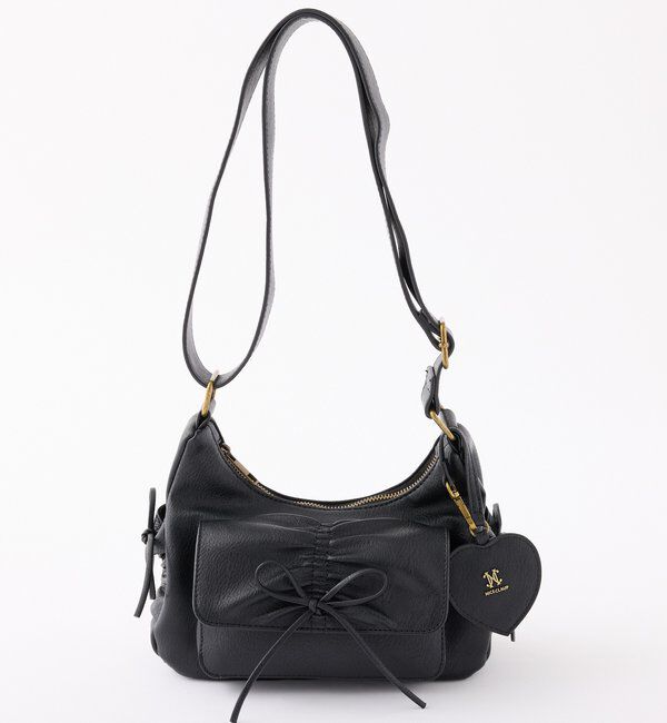  「【ペットボトルが入る！】ミラー付きドロストバック」|ショルダー・メッセンジャー|