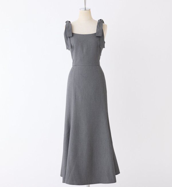  「【新色追加】着痩せ効果抜群/マイナス5キロ見えキャミワンピ」|ワンピース|