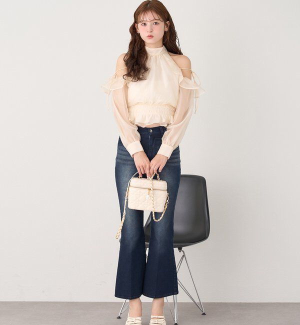  「バックリボンアメスリブラウス」|シャツ・ブラウス|