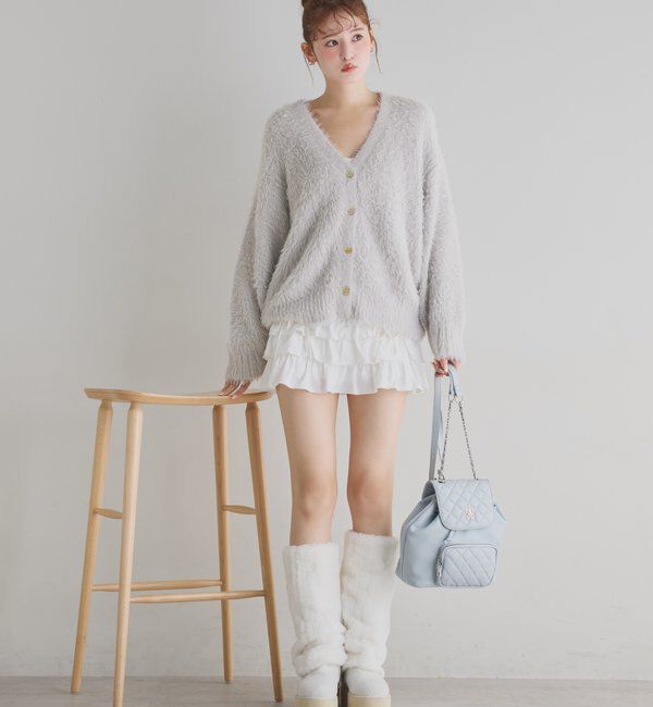  「あざとモテフェザーカーデ」|ニット・セーター|