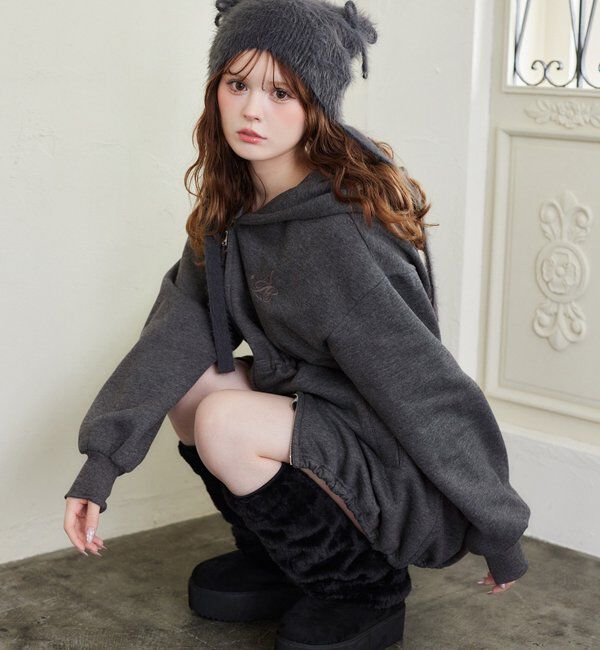  「2wayフェイクムートンブーツ／黒」|その他|