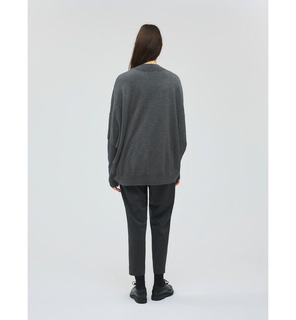 mizuiro ind「mizuiro ind コクーンリブスリーブプルオーバー」|ニット・セーター|