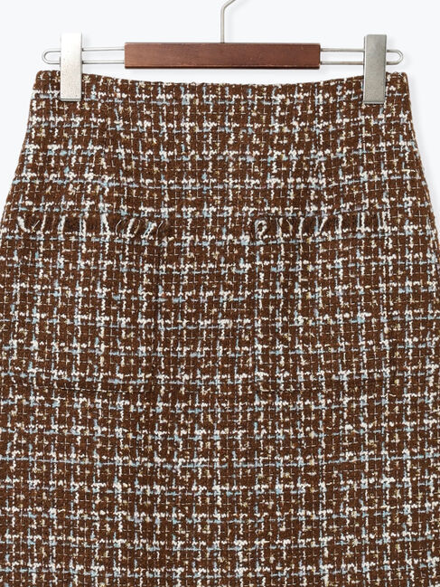 Te chichi「ツィードロングナロースカート《2025winter catalog item》」|スカート|
