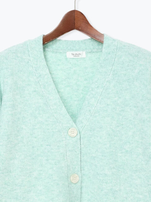 Te chichi TERRASSE「起毛ジャカードVネックニットカーディガン」|カーディガン|