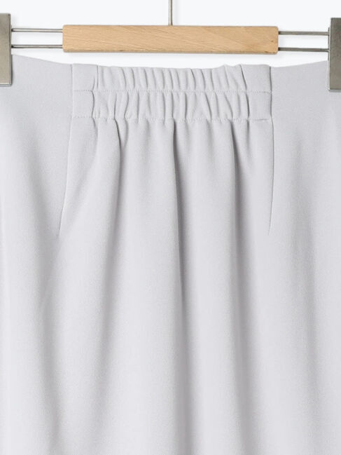 Samansa Mos2 blue「サイドラメラインスカート」|スカート|