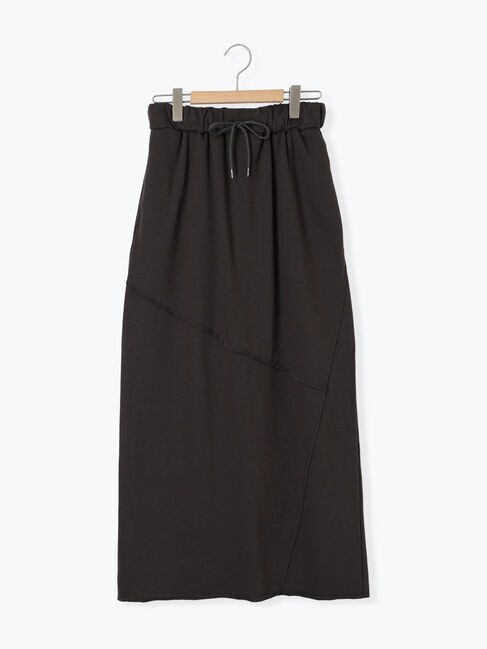 Samansa Mos2 blue「◎裏毛切替ナロースカート」|スカート|