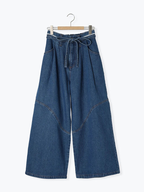 SM2「デニム/ツイル 切替ワイドパンツ」|その他|