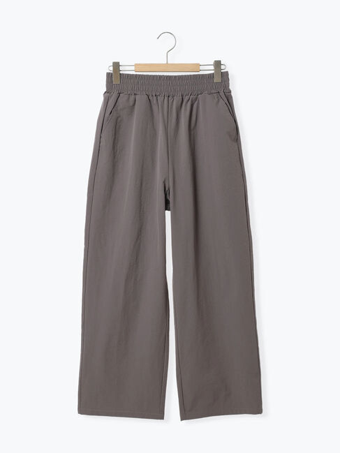 Samansa Mos2 blue「ハイウエストワイドイージーパンツ」|その他|