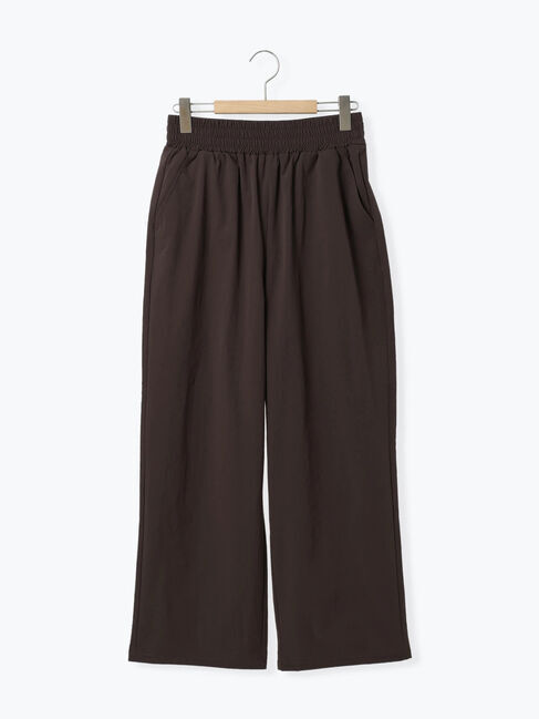 Samansa Mos2 blue「ハイウエストワイドイージーパンツ」|その他|