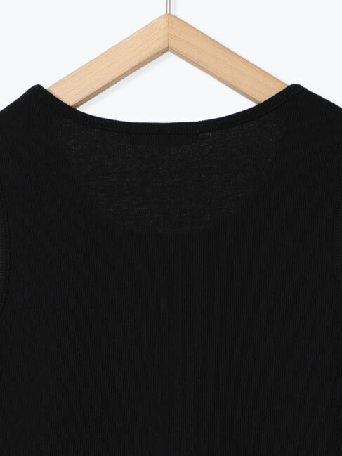 Samansa Mos2 blue「ペプラムロングタンクトップ」|Tシャツ・カットソー|