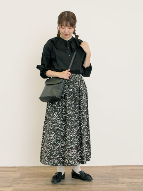 Samansa Mos2「柄アソートタックスカート」|スカート|