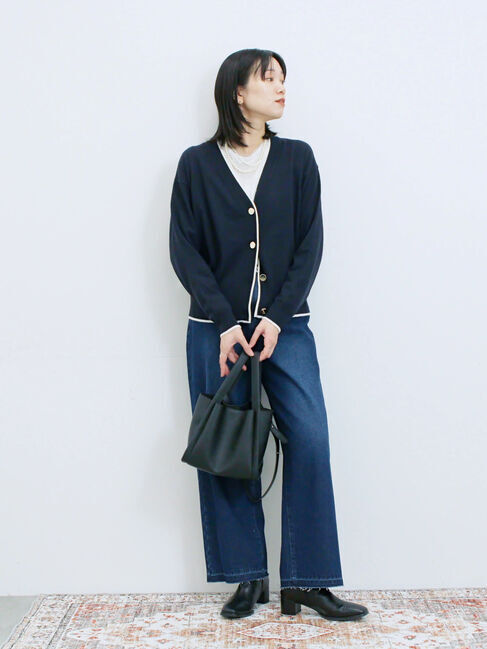 Samansa Mos2 blue「ポーチ付2WAYスクエアバッグ」|その他|